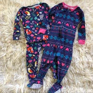 Toddler girls Carters pajama bundle